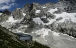 Le refuge de la Selle dans le massif des Ecrins à Saint-Christophe-en-Oisans, en Isère, le 8 juillet 2025 