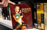 Le jeu vidéo Tomb Raider de la collection Charles Cros exposé à la Bibliothèque nationale de France (BnF), le 4 août 2022 à Paris