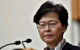 Carrie Lam, la cheffe de l'exécutif de Hong Kong, lors d'une conférence de presse le 5 août 2019
