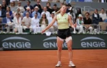 La Polonaise Maja Chwalinska, en finale de Roland-Garros, le 6 juin 2026