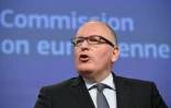 Frans Timmermans lors d'une conférence de presse le 1er juin 2016 à Bruxelles 