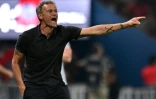 L'entraîneur espagnol du PSG Luis Enrique lors du match contre Lorient, le 12 août 2023 au Parc des Princes