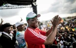 Le principal opposant camerounais, Maurice Kamto, le 30 septembre 2018 lors d'un rassemblement à Yaoundé.