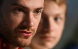 Le cinéaste belge
Lukas Dhont lors d'une conférence de presse sur son film "Close", présenté au Festival de Cannes, le 27 mai 2022 à Cannes 
