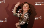 L'actrice française Catherine Frot sacrée meilleure actrice lors de la 41e cérémonie des César à Paris, le 26 février 2016