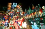 Illuminations de Noël dans le quartier de Dyker Heights, à Brooklyn, le 15 décembre 2020 à New York