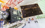 Photo diffusée par Thales Alenia Space le 9 septembre 2022 du MTG-I1, un satellite météo troisième génération, à Cannes