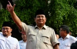 L'ancien général Prabowo Subianto, à Jakarta le 17 avril 2019