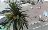 Une vue de la Promenade des Anglais, le 15 juillet 2016, après l'attentat 
