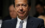 John Paulson, lors d'un discours de Donald Trump à New York, le 12 novembre 2019