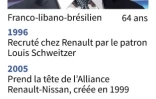 Portrait de Carlos Ghosn, dont Nissan va proposer le départ après une affaire de dissimulation de revenus au fisc japonais et de malversations présumées
