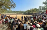 Des réfugiés rohingyas au camp de Kutupalong, le 10 janvier 2026 à Ukhia, au Bangladesh