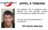 L'appel à témoins publié par la police française, le 22 novembre 2015, du 3e kamikaze du Stade de France