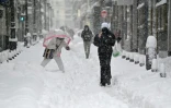 Madrid sous la neige, le 9 janvier 2021