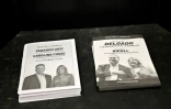Les bulletins de vote des candidats au second tour de l'élection présidentielle dans un bureau de vote à Montevideo, le 24 novembre 2024 en Uruguay