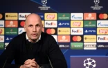 Le technicien du Club Bruges Philippe Clement lors d'une conférence de presse au Parc des Princes avant la rencontre de Ligue des champion contre le PSG le 6 décembre 2021
