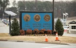 L'entrée du siège de l'Agence de sécurité nationale (NSA) et du Cybercommandement américain à Fort Meade, dans le Maryland, en février 2018