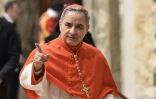 Le Cardinal Giovanni Angelo Becciu, au Vatican, le 28 juin 2018