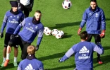 L'entraînement du Real à la veille du match de la Coupe du Roi face à Séville, le 3 janvier 2017 à Madrid
