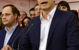 Pedro Sanchez (PSOE) au siège du parti le 20 décembre 2015 à Madrid