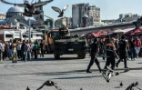 Un char de l'armée turque le 16 juillet 2016 à Istanbul