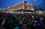 Manifestation de soutien à l'opposant russe emprisonné Alexeï Navalny, le 21 avril 2021 à Moscou