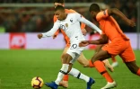 L'attaquant français Kylian Mbappé lors du match entre la France et les Pays-Bas, à Rotterdam le 16 novembre 2018