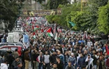 Des Palestiniens et des Libanais manifestent à Beyrouth contre la décision de Donald Trump sur Jérusalem, le 8 décembre  2017