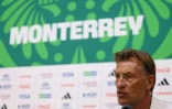 Le sélectionneur français de la Tunisie, Hervé Renard, donne une conférence de presse, à Guadalupe, au Mexique, le 19 juin 2026