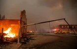 La ville de Greenville en Californie, décimée par les flammes, le 4 août 2021