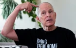 L'Israélo-américain Keith Siegel, qui a passé 484 jours en captivité à Gaza, lors d'un entretien avec l'AFP, le 12 juin 2025 à Tel-Aviv