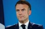 Le président français Emmanuel Macron assiste à une conférence à Bruxelles, le 17 octobre 2024