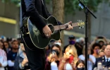 Bruce Springsteen chante le 11 septembre 2021 à New York lors de la commémoration des attentats du World Trade Center
