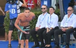 David Popovici le 15 août 2022 à Rome après son sacre européen dans le 200 m nage libre