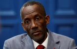 Le maire LFI de Saint-Denis, Bally Bagayoko, pose dans son bureau à l'hôtel de ville de Saint-Denis le 1er avril 2026