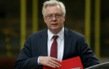 Le ministre du Brexit, David Davis, Ă Londres le 19 juillet 2017