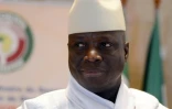 Le président sortant de Gambie Yahya Jammeh le 28 mars 2014 à Yamoussoukro, en Côte d'Ivoire