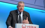 Le PDG de Veolia Antoine Frérot, lors d'une assemblée générale du groupe à Paris, le 18 avril 2019