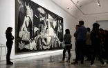 Le tableau de Picasso "Guernica" au Musée Reina Sofia de Madrid le 24 mars 2017