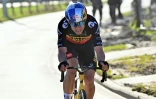 Le Belge Wout van Aert, en route vers la victoire sur le Circuit Het Nieuwsbland, le 26 février 2022 entre Gand et Ninove