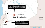 Frappes de missiles en Syrie