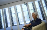 La directrice générale sortante du Fonds monétaire international (FMI), Christine Lagarde, au siège du FMI à Washington le 19 septembre 2019