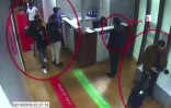 Image tirée d'une vidéosurveillance obtenue le 10 octobre 2018 par l'agence de presse turque DHA montrant des Saoudiens soupçonnés d'avoir pris part à la disparition de Jamal Khashoggi à leur arrivée à l'aéroport d'Istanbul le 2 octobre 2018. AFP PHOTO / DHA