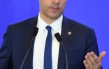 Le président du parti Les Républicains Laurent Wauquiez, à Paris le 18 avril 2018