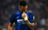 Le buteur de l'Inter Milan Lautaro Martinez lors du match contre l'Atalanta Bergame à San Siro, le 25 septembre 2021 