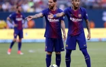 Lionel Messi et Neymar à East Rutherford dans le New Jersey, le 22 juillet 2017