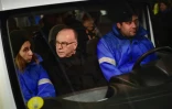 Bernard Cazeneuve en maraude à bord d'un véhicule du SAMU social le 17 janvier 2017 à Ivry-sur-Seine