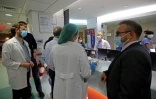 L'urgentiste Nour al-Jalbout lors de sa garde à l'hôpital de l'université américaine de Beyrouth (AUB), le 17 mars 2021