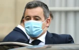 Le ministre de l'Intérieur Gérald Darmanin à la sortie de l'Elysée, le 12 janvier 2022 à Paris