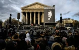 La cérémonie d'hommage à Johnny Hallyday à la Madeleine à Paris le 9 décembre 2017